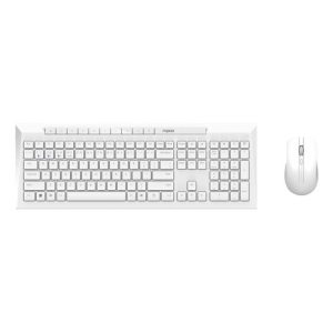 کیبورد و ماوس بی سیم رپو مدل 8210M White Edition