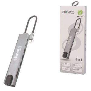 هاب 8 پورت Type-C رویال