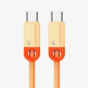 کابل شارژ USB-C 60w کِیبِل تایم